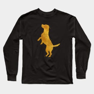 Beagle golden art Long Sleeve T-Shirt